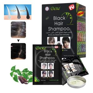 Shampoings colorants- Unisexes pour cheveux noirs- En 5 minute