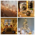 Guirlande de fête lumineuse décoratif 100 LED - 10M jaune