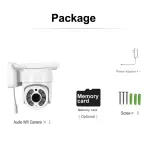 High Quality CCTV Wifi Camera with Carte and 65G Memories