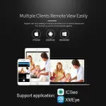 High Quality CCTV Wifi Camera with Carte and 65G Memories