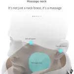 Coussin de Massage Cervical Électrique USB – Forme U