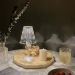 Diamond Table Lamp LED Touch Control Crystal Charging Acrylic