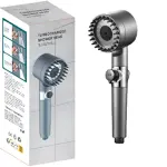 Turbocharged Shower Head With 3 Modes And Massage Filter