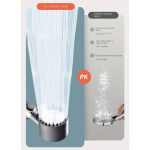 Turbocharged Shower Head With 3 Modes And Massage Filter