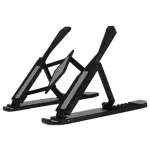 Support Laptop Pliable en Plastique Dur – Léger et Réglable