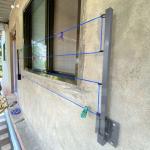 Seche Linge Mural et Pliable - GRIS