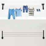 Seche Linge Mural et Pliable - GRIS