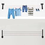Seche Linge Mural et Pliable - GRIS