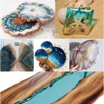 Resine epoxy 2x500ml - Transparent - Fabrication de bijoux