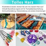 Resine epoxy 2x500ml - Transparent - Fabrication de bijoux