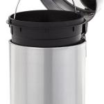 Ensemble Poubelle avec pédale 3l + brosse WC Inox brillant