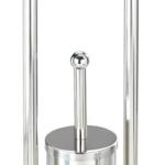 Porte Papier Toilette avec Brosse WC - INOX