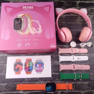 Coffret TK702 ULTRA 2 Montre Connectée + Casque++ 5 Bracelets