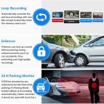 Caméra de Bord 10'' Full HD 1080p avec Vision à 170°