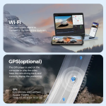 Caméra de Bord 10'' Full HD 1080p avec Vision à 170°