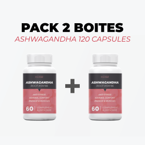 PACK 2 BOITES ASHWAGANDHA (120 CAPSULES)
