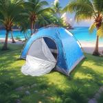 Tente automatique plage et camping