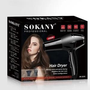 Sèche Cheveux SOKANY Super Turbo Professionnelle 3000W