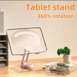 Support de Tablette Rotatif 360° – Robuste, Pliable et Universel