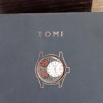 Montre de luxe Tomi Face Gear T-105 pour homme – Coffret élégant