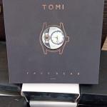 Montre de luxe Tomi Face Gear pour homme – Coffret élégant