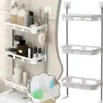 Etagère de Rangement Mural Multifonction à 3 Niveaux