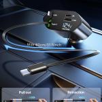 Chargeur Voiture Rapide 120 W 4 en 1