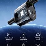 Chargeur Voiture Rapide 120 W 4 en 1