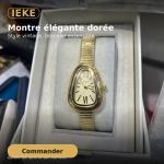 montre luxe pour femme dorée IEKE