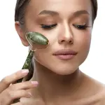 Set rouleau en jade naturel + outil Gua Sha