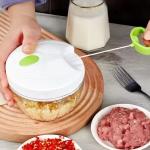 Mini Hachoir Manuel - A 3 Lames Inox 8-23-15