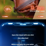 Mini Telescopic Selfie Stand 3 in 1