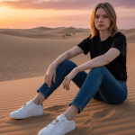 Baskets  – Nouvelle Collection Mars 2026 – Blanc & Or