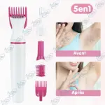 Rasoir Électrique Multifonction 5-en-1 pour Femme